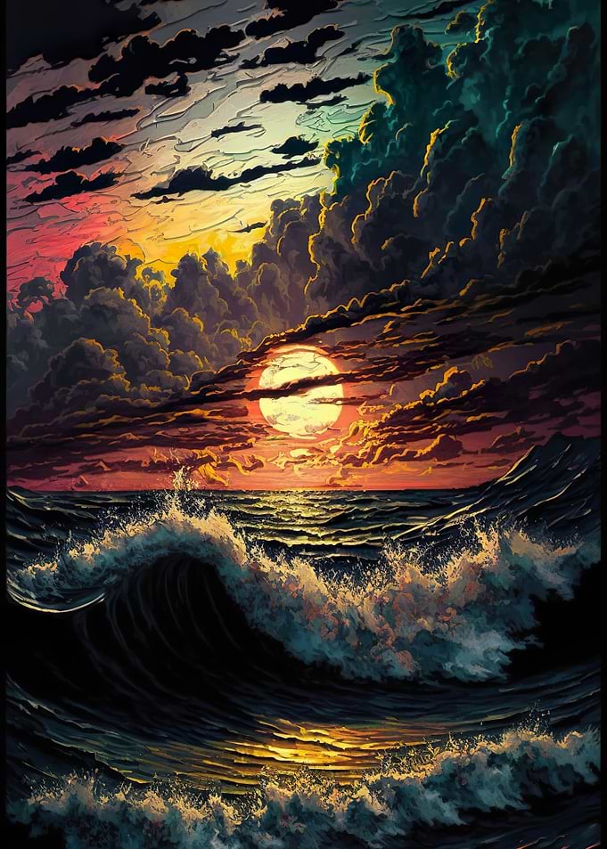 Ocean sunset