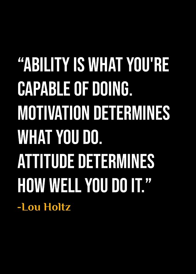 Lou Holtz Quote