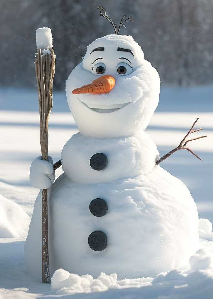 snowman four cute