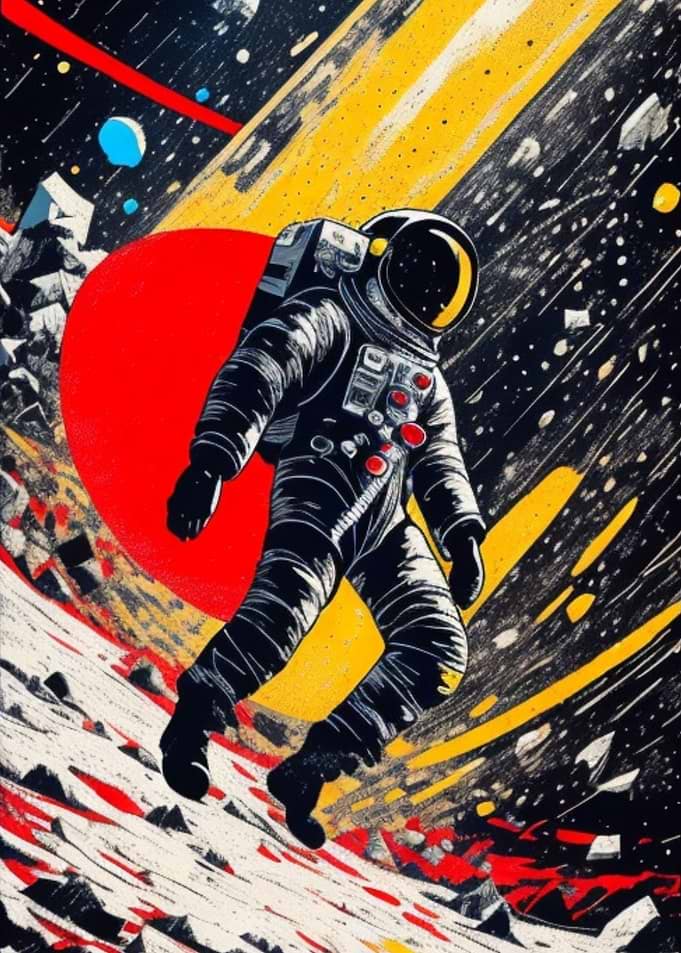 Astronaut Lost in Space