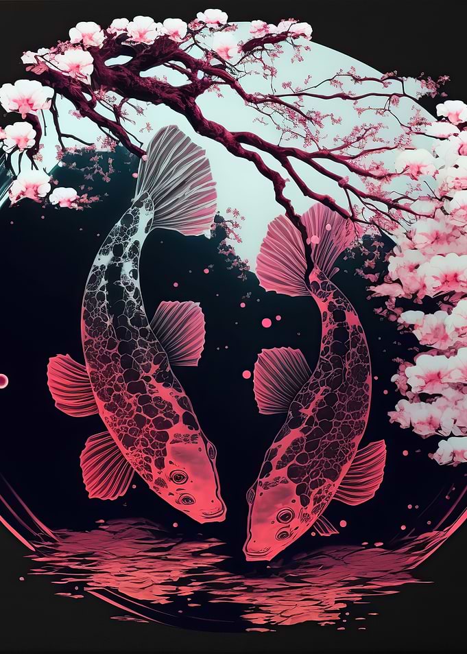 Koi Fish ying yang
