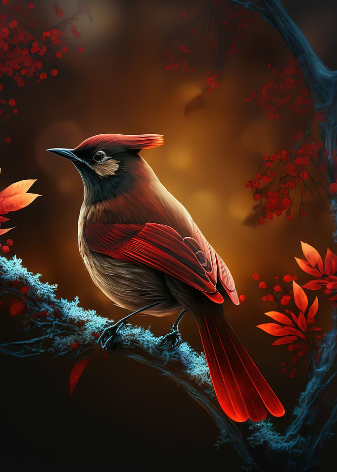 red bird