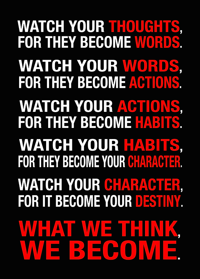 What We Think We Become