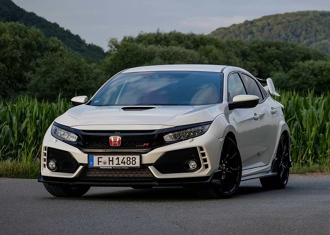 White Luxury Car