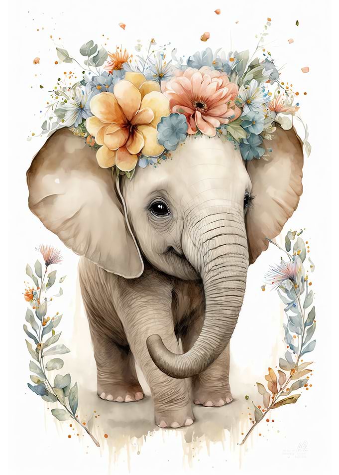 Cute Baby Elephant