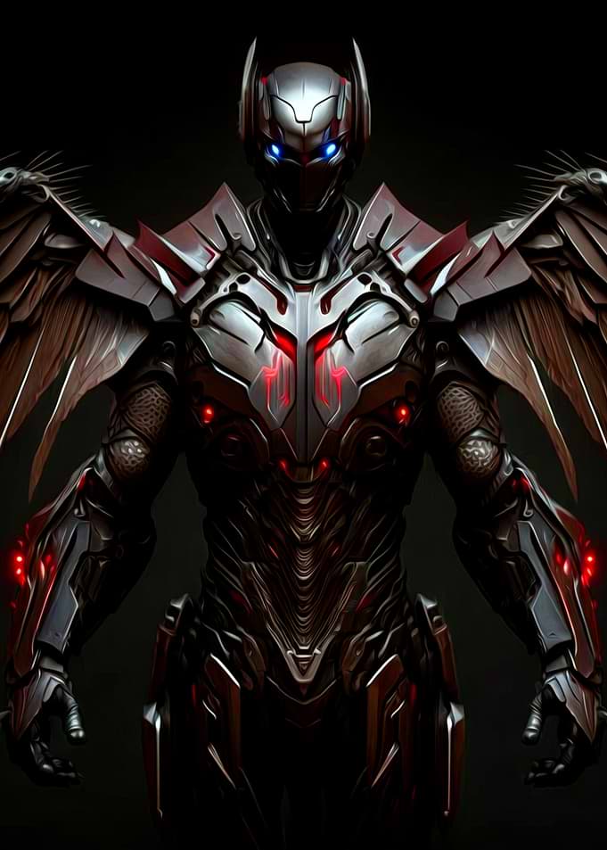 Super hero with armor