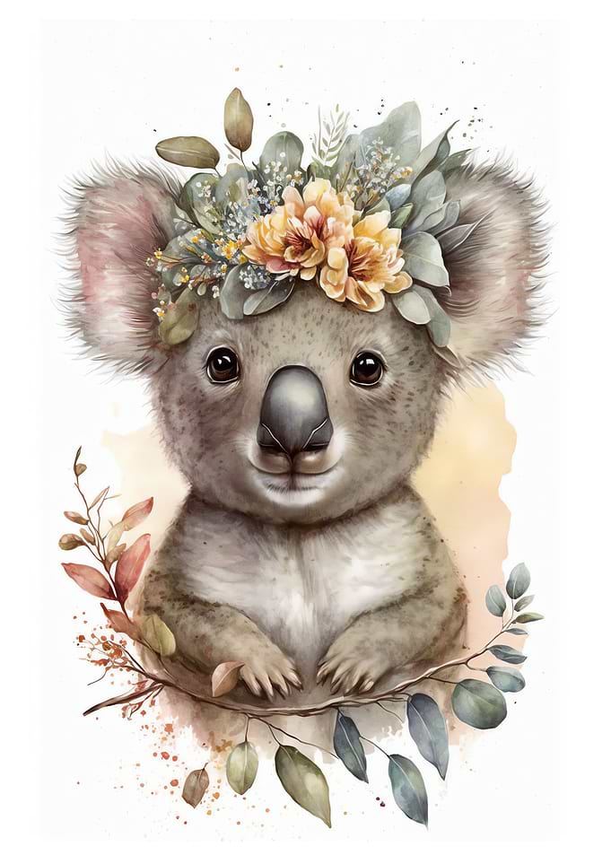 Cute Baby Koala
