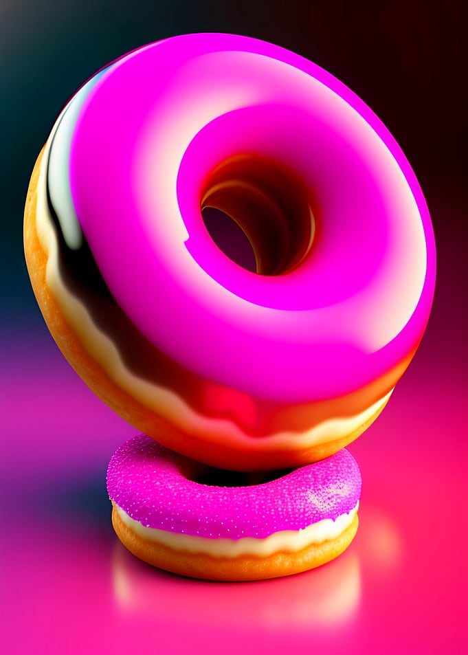 STRAWBERRY DONUTS