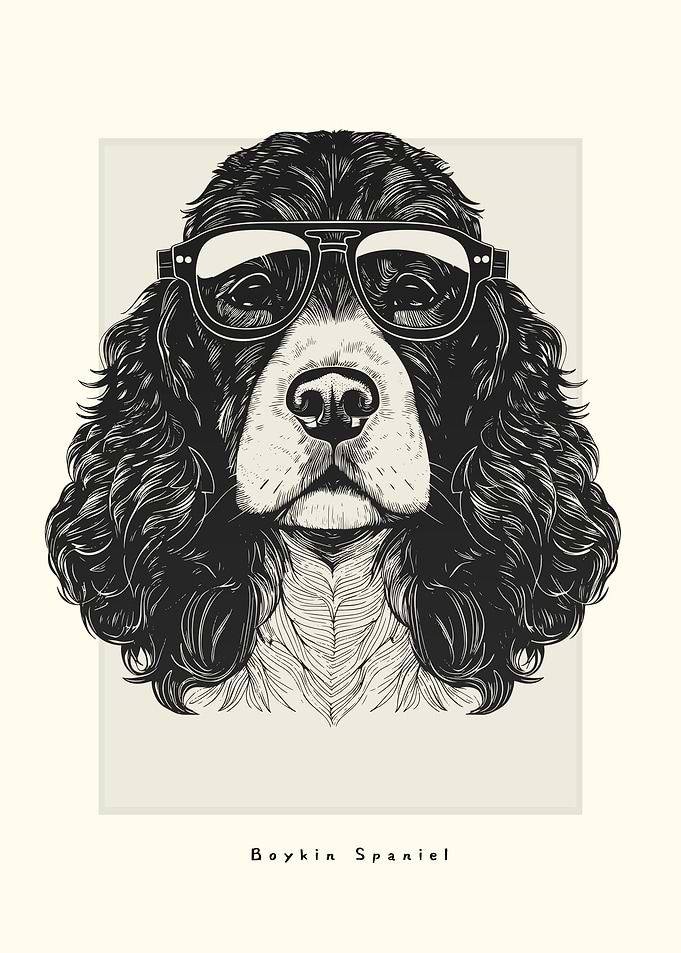 Boykin Spaniel Sketch