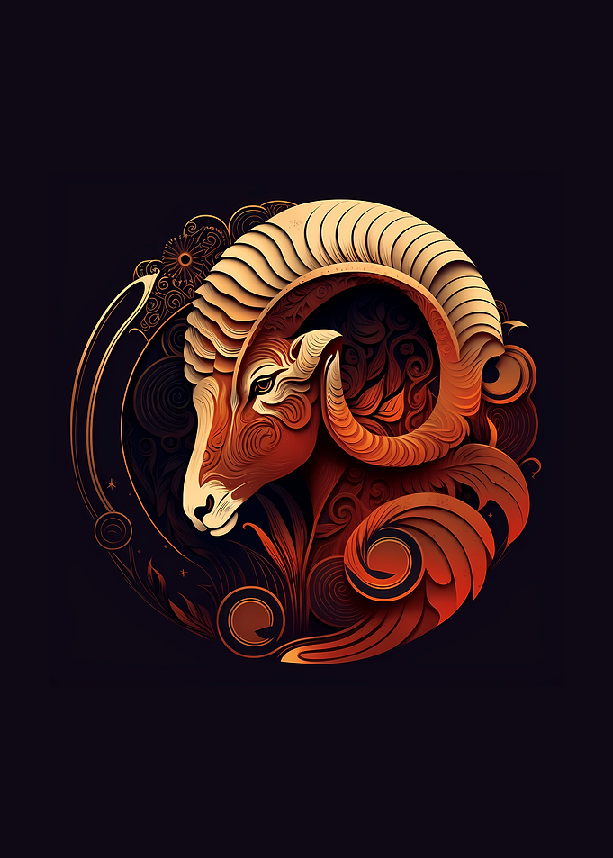 Aries Zodiac Ram Goat