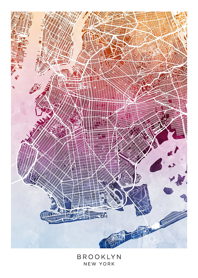 Brooklyn New York Map
