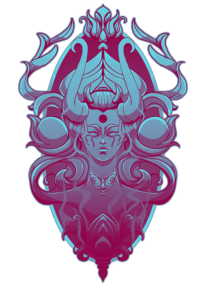 Succubus Demon Vaporwave