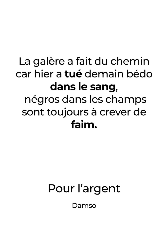 Damso Poster Affiche