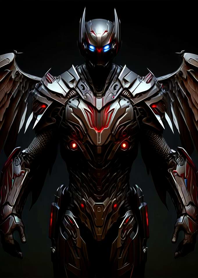 Super hero with armor