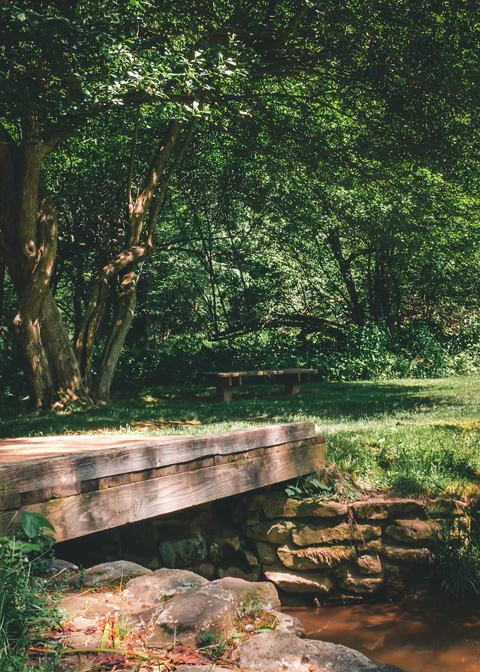 Bridge over a small creek