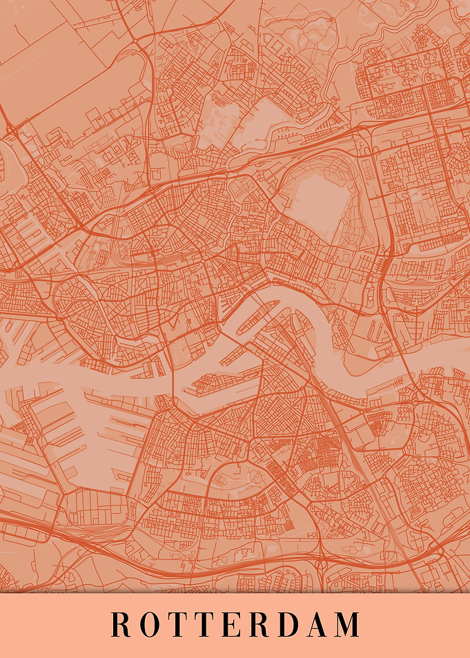 Rotterdam Orange Map