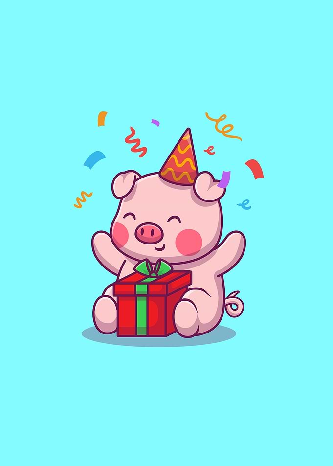 Cute Pig Birthday Party