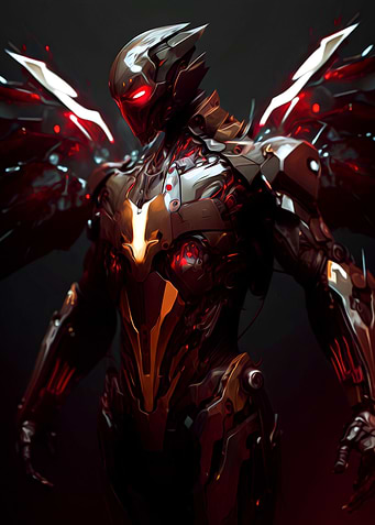 Super hero with armor