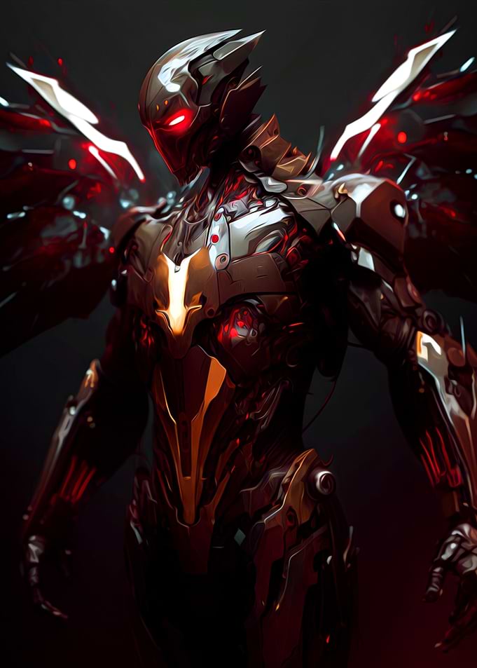 Super hero with armor