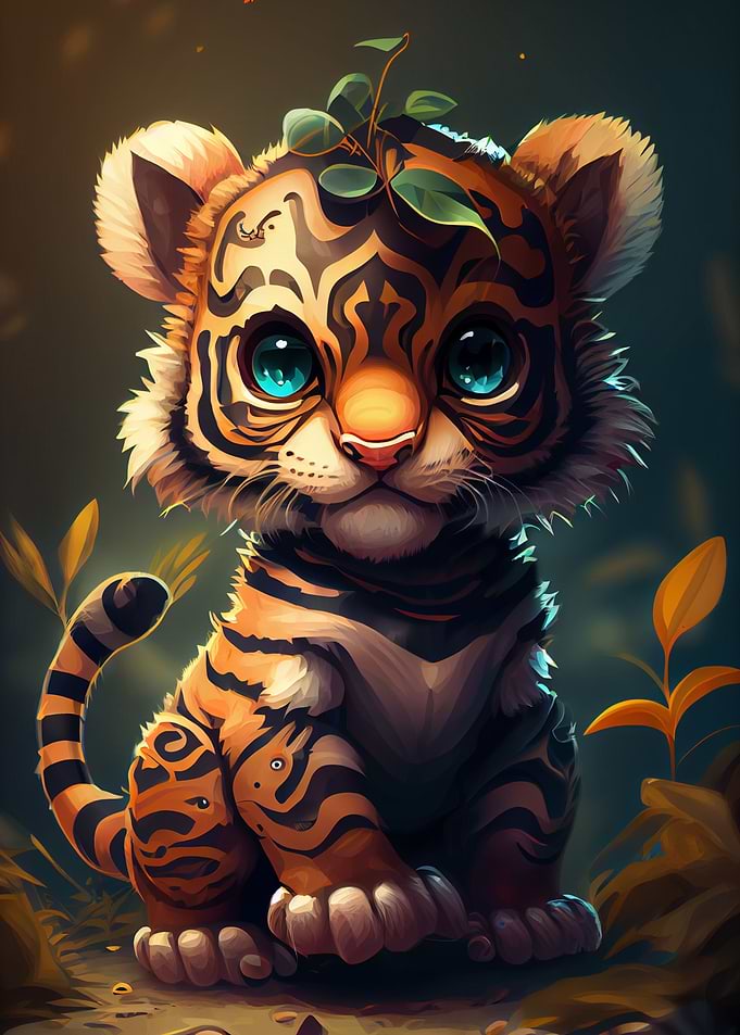 Cute Tiger Animal Cartoon