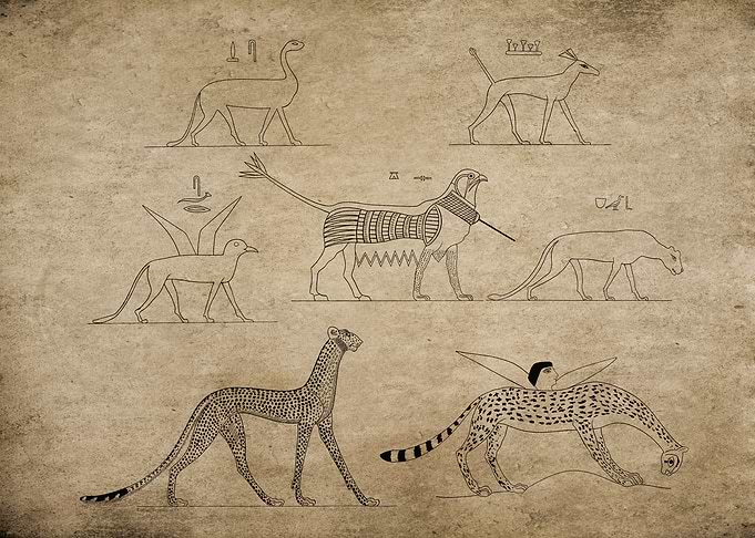 Egypt Animal Drawing 2