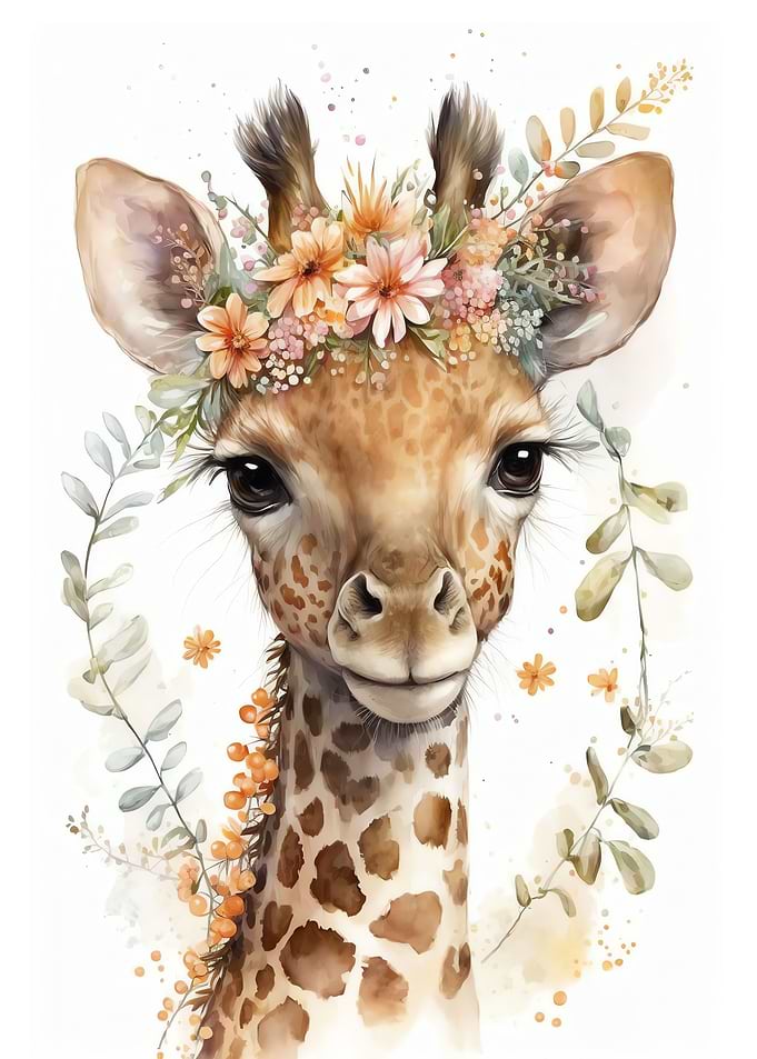 Cute Baby Giraffe