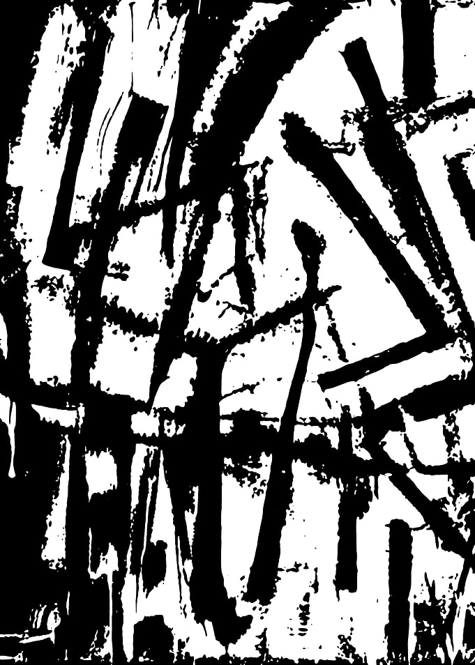 Black and White Abstract