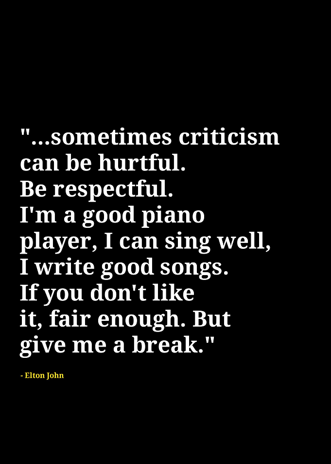 Elton John quotes