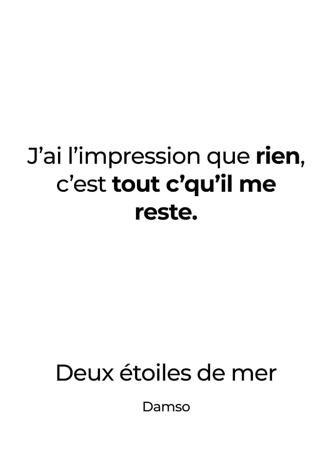 Damso Poster Affiche