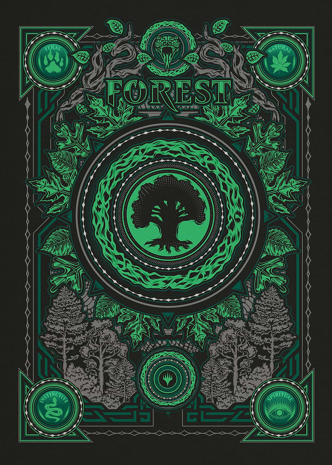Forest Iconic Badge
