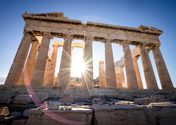 Acropolis under the sun