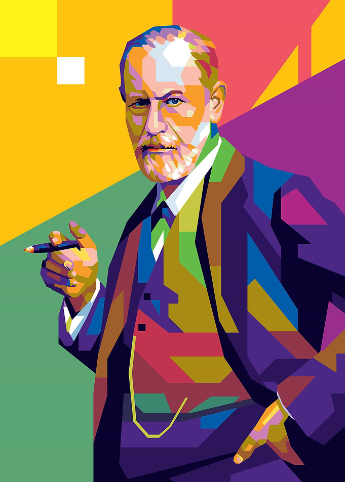 Sigmund Freud Pop Art