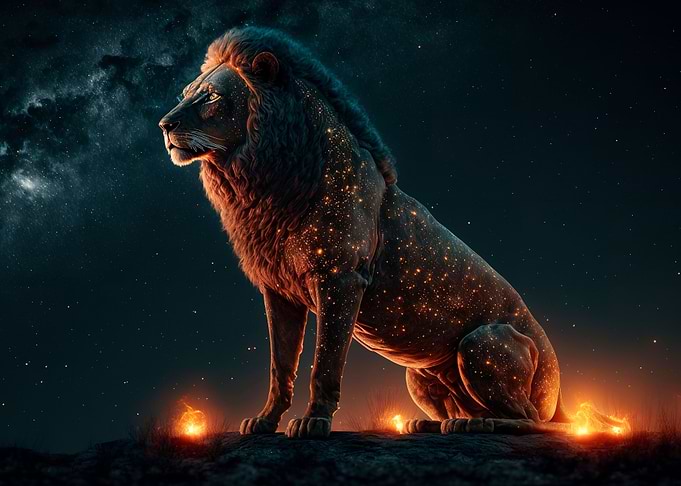 Fantastic lion
