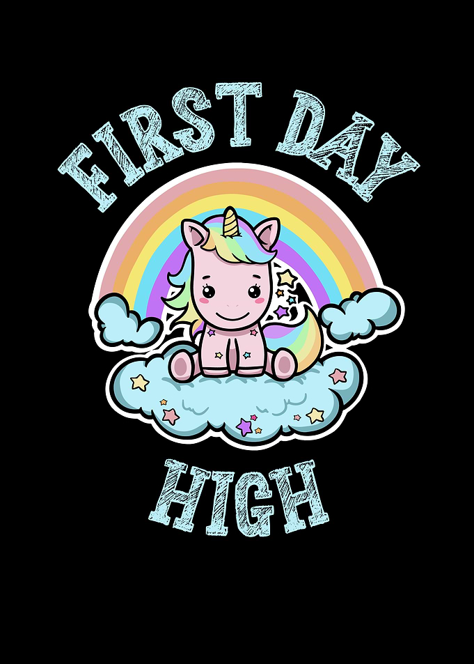 First Day High Funny Back