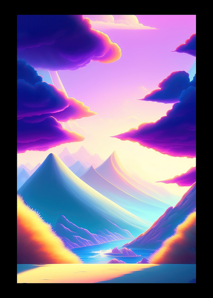 Cloudy Sky And Mountains