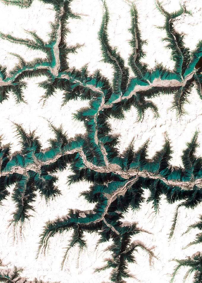 Snowcapped peaks