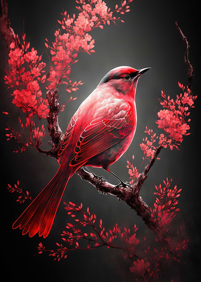 red bird