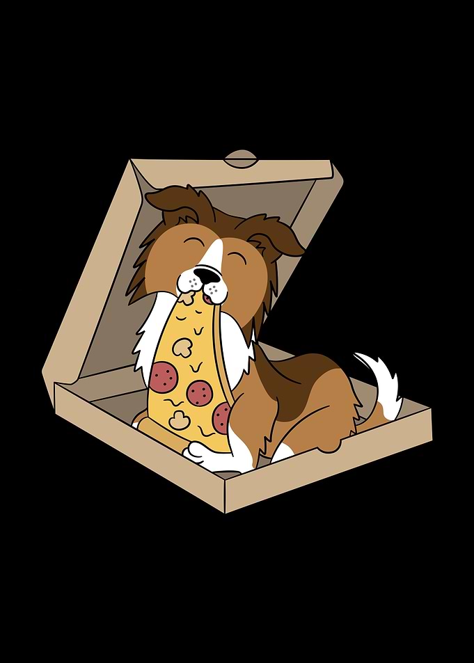 Shetland Sheepdog Pizza