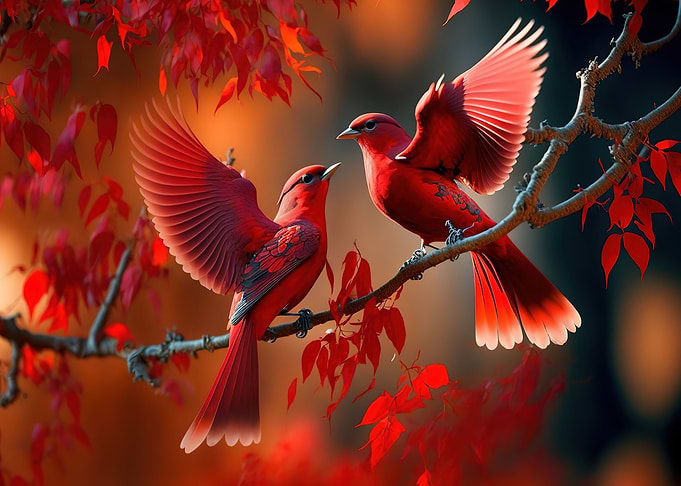 red bird