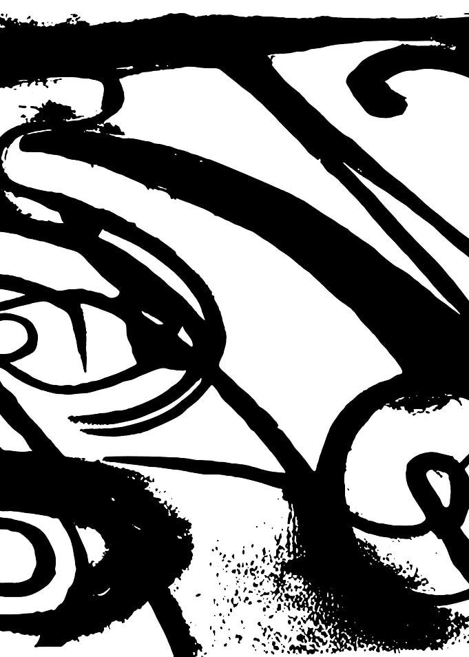 Black and White Abstract
