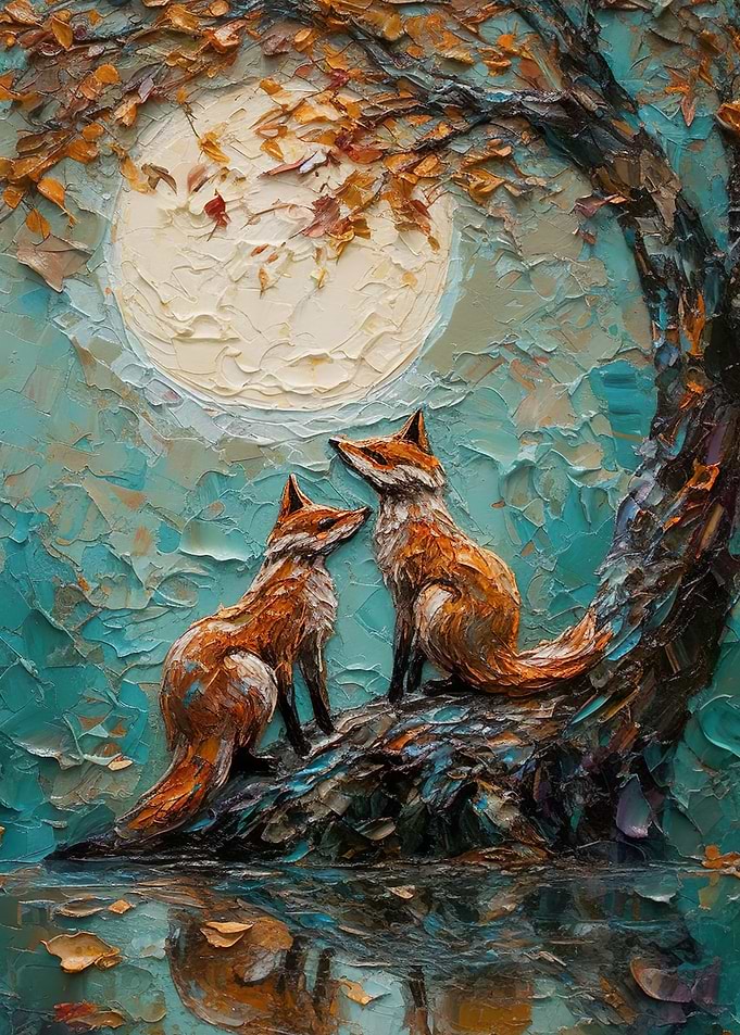 Fox in love