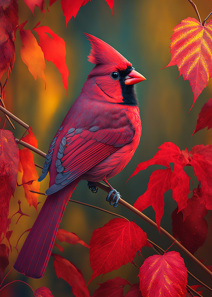 red bird