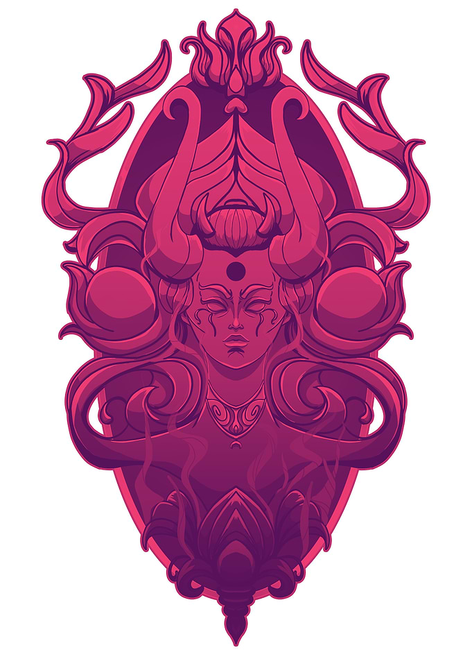 Succubus Demon Vaporwave