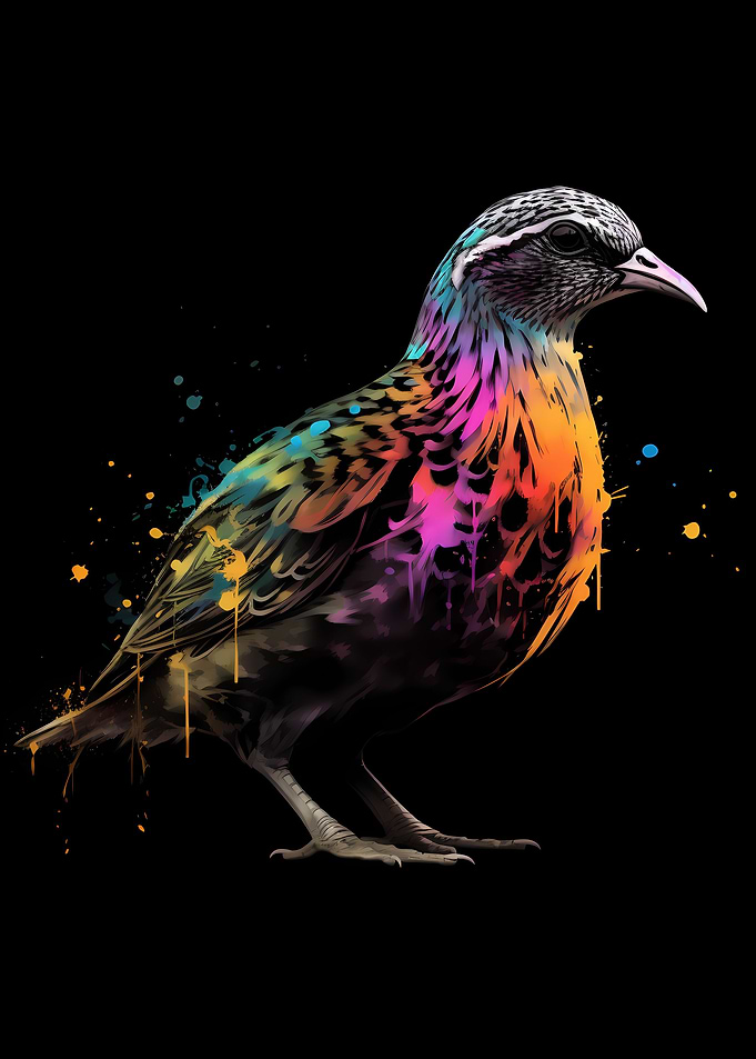 Quail Colorful