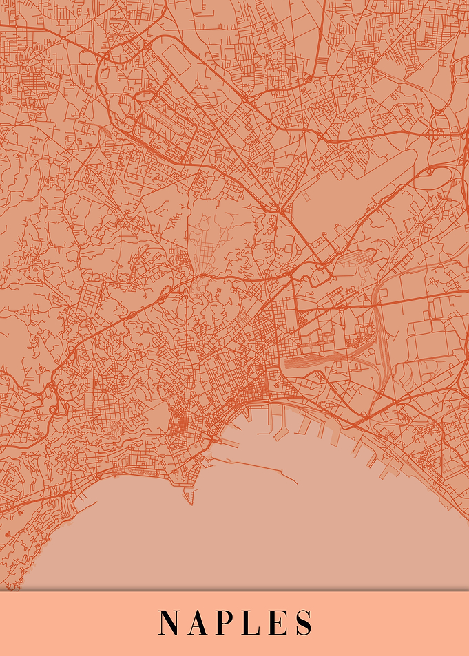 Naples Orange Map