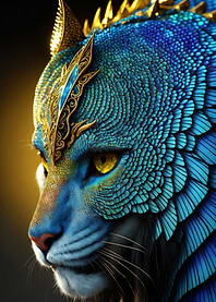 Fantasy Cat Like Dragons