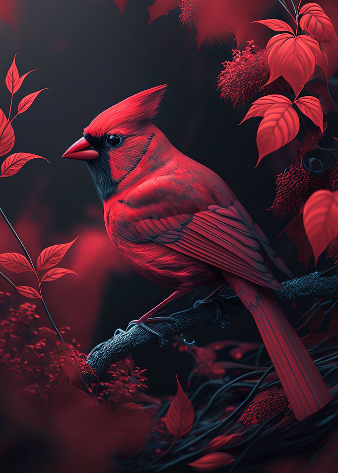 red bird