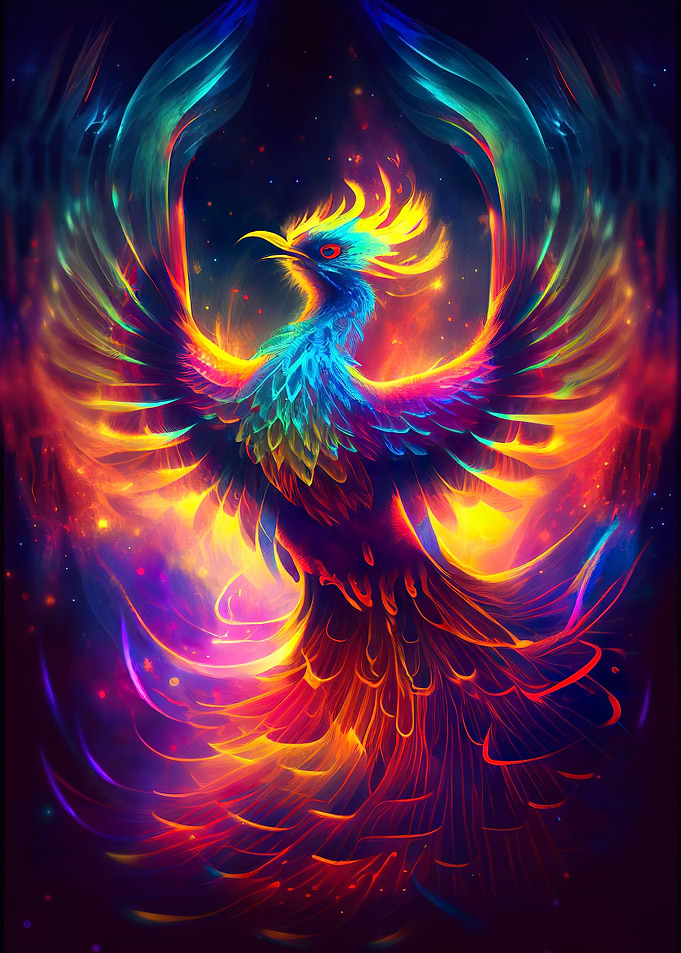 Mystical Flames Phoenix