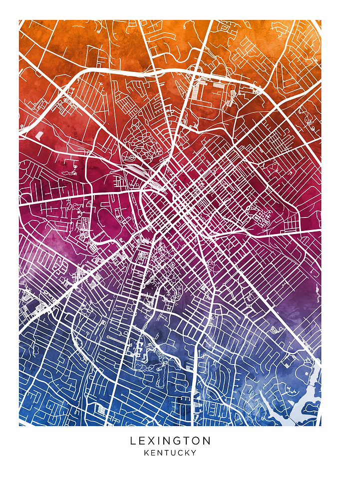 Lexington Kentucky Map