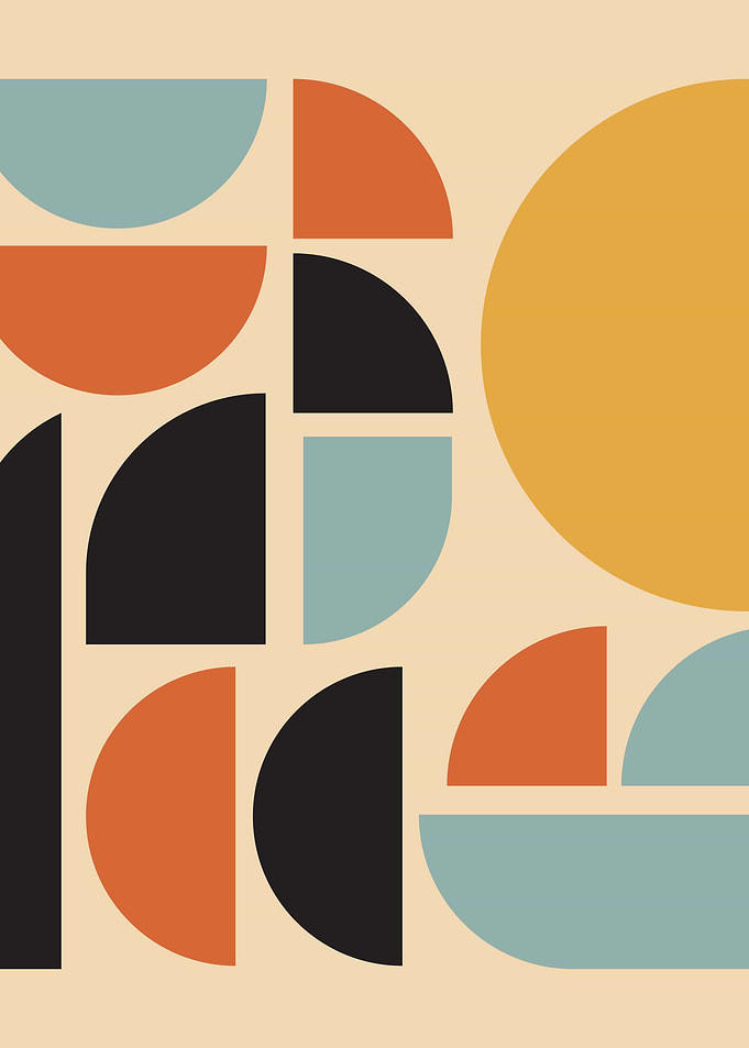 Sunset Boho Geometric